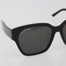 BALENCIAGA Sunglasses Plastic Black Auth BA14254V-6