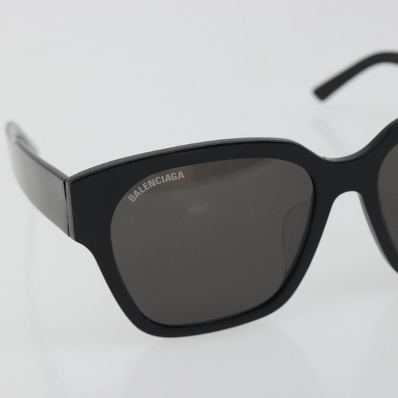 BALENCIAGA Sunglasses Plastic Black Auth BA14254V