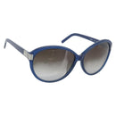 Chloe Sunglasses Plastic Blue Silver Auth BA14255-1