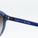 Chloe Sunglasses Plastic Blue Silver Auth BA14255-11