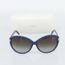 Chloe Sunglasses Plastic Blue Silver Auth BA14255-13