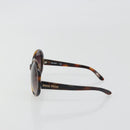 Miu Miu Tortoise Pattern Sunglasses Plastic Brown Auth BA14256-4