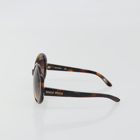 Miu Miu Tortoise Pattern Sunglasses Plastic Brown Auth BA14256
