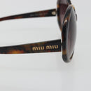 Miu Miu Tortoise Pattern Sunglasses Plastic Brown Auth BA14256-8