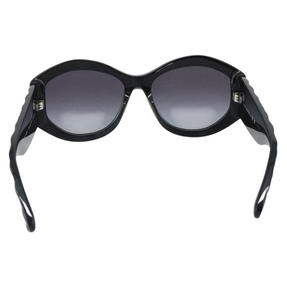 CHANEL Sunglasses Plastic Black CC Auth BA14257M