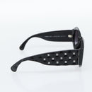 CHANEL Sunglasses Plastic Black CC Auth BA14257M-4