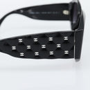 CHANEL Sunglasses Plastic Black CC Auth BA14257M-5