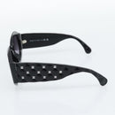 CHANEL Sunglasses Plastic Black CC Auth BA14257M-6