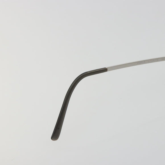 CHANEL Rimless Sunglasses Metal Red Silver CC Auth BA14258M