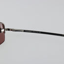 CHANEL Rimless Sunglasses Metal Red Silver CC Auth BA14258M-9