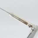 Christian Dior Sunglasses Plastic Clear Silver Auth BA14260-14