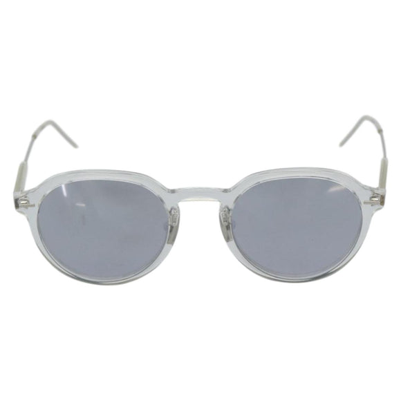 Christian Dior Sunglasses Plastic Clear Silver Auth BA14260