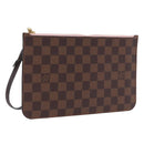 LOUIS VUITTON Damier Ebene Neverfull MM Pouch LV Auth BA14263V-1