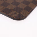 LOUIS VUITTON Damier Ebene Neverfull MM Pouch LV Auth BA14263V-9