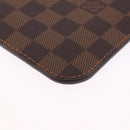 LOUIS VUITTON Damier Ebene Neverfull MM Pouch LV Auth BA14263V-14