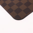 LOUIS VUITTON Damier Ebene Neverfull MM Pouch LV Auth BA14263V-16