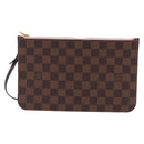 LOUIS VUITTON Damier Ebene Neverfull MM Pouch LV Auth BA14263V-13