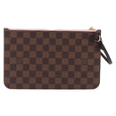 LOUIS VUITTON Damier Ebene Neverfull MM Pouch LV Auth BA14263V-2