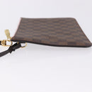 LOUIS VUITTON Damier Ebene Neverfull MM Pouch LV Auth BA14263V-4
