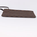 LOUIS VUITTON Damier Ebene Neverfull MM Pouch LV Auth BA14263V-5