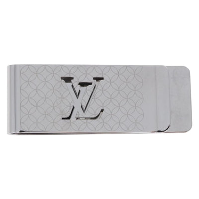 LOUIS VUITTON Steel Bill Clip Champs Elysees Clip Silver M65041 LV Auth BA14265M - 0