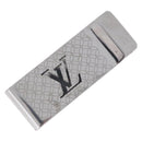 LOUIS VUITTON Steel Bill Clip Champs Elysees Clip Silver M65041 LV Auth BA14266-1