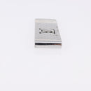 LOUIS VUITTON Steel Bill Clip Champs Elysees Clip Silver M65041 LV Auth BA14266-4