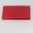 LOUIS VUITTON Monogram Vernis Epi Wallet 4 Set Red Beige Brown LV Auth BA14267-17