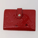 LOUIS VUITTON Monogram Vernis Epi Wallet 4 Set Red Beige Brown LV Auth BA14267-2