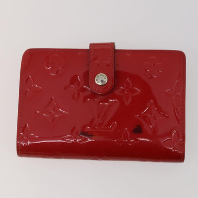 LOUIS VUITTON Monogram Vernis Epi Wallet 4 Set Red Beige Brown LV Auth BA14267 - 0
