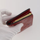 LOUIS VUITTON Monogram Vernis Epi Wallet 4 Set Red Beige Brown LV Auth BA14267-4