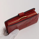 LOUIS VUITTON Monogram Vernis Epi Wallet 4 Set Red Beige Brown LV Auth BA14267-5