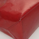 LOUIS VUITTON Monogram Vernis Reade PM Hand Bag Pomme D'amour M91990 Auth BA1427-15