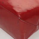 LOUIS VUITTON Monogram Vernis Reade PM Hand Bag Pomme D'amour M91990 Auth BA1427-16