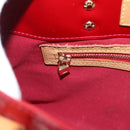 LOUIS VUITTON Monogram Vernis Reade PM Hand Bag Pomme D'amour M91990 Auth BA1427-20