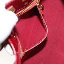 LOUIS VUITTON Monogram Vernis Reade PM Hand Bag Pomme D'amour M91990 Auth BA1427-21