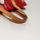 LOUIS VUITTON Monogram Vernis Reade PM Hand Bag Pomme D'amour M91990 Auth BA1427-7