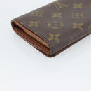LOUIS VUITTON Monogram Porte Monnaie Billets Tresor Wallet M61730 Auth BA14272-16