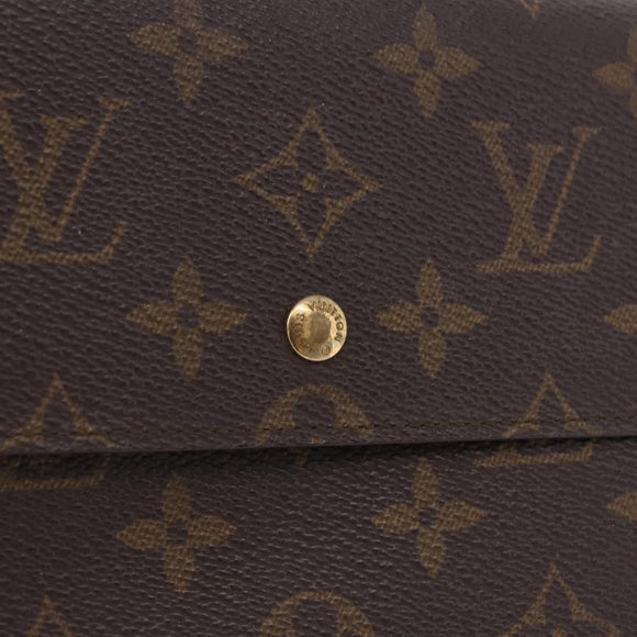 LOUIS VUITTON Monogram Pochette Passpole Trifold Wallet M60135 LV Auth BA14275