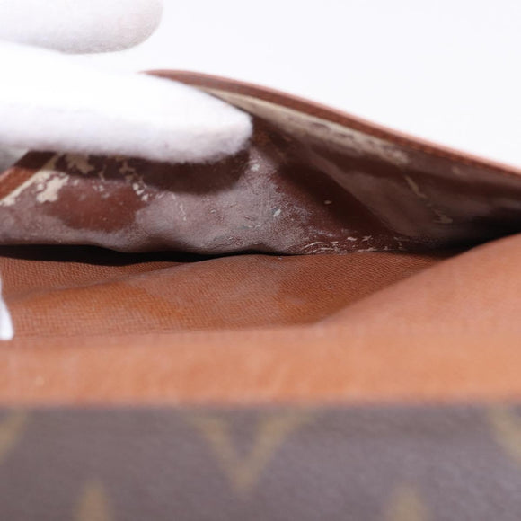 LOUIS VUITTON Monogram Pochette Passpole Trifold Wallet M60135 LV Auth BA14275