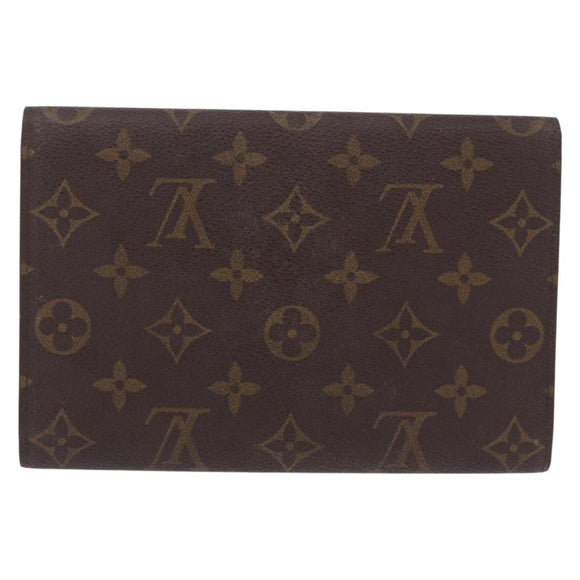 LOUIS VUITTON Monogram Pochette Passpole Trifold Wallet M60135 LV Auth BA14275