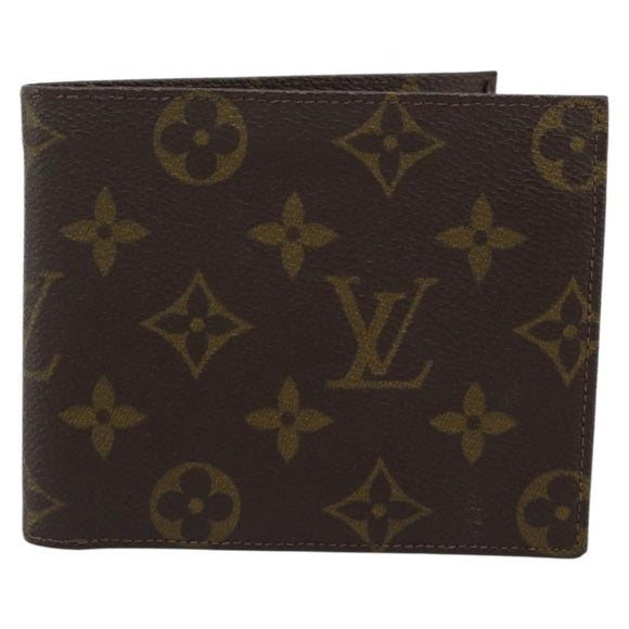 LOUIS VUITTON Monogram Eclipse Portefeuille Marco NM Wallet LV Auth BA14276