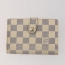 LOUIS VUITTON Monogram Damier Azur Wallet 5 Set LV Auth BA14278-2
