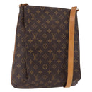 LOUIS VUITTON Monogram Musette Shoulder Bag M51256 LV Auth BA14301-1