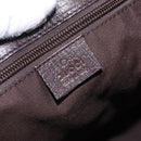 GUCCI GG Supreme Hand Bag PVC Beige Silver 131220 Auth BA14302-10