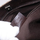 GUCCI GG Supreme Hand Bag PVC Beige Silver 131220 Auth BA14302-12