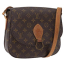 LOUIS VUITTON Monogram Saint Cloud GM Shoulder Bag M51242 LV Auth BA14303-1