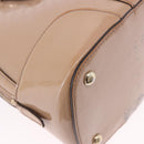 GUCCI Micro GG Canvas Hand Bag Patent leather 2way Pink Gold 309617 Auth BA14304-17