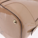 GUCCI Micro GG Canvas Hand Bag Patent leather 2way Pink Gold 309617 Auth BA14304-18