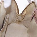 GUCCI Micro GG Canvas Hand Bag Patent leather 2way Pink Gold 309617 Auth BA14304-22